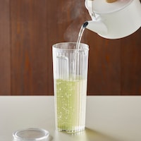 耐熱温度120℃、耐冷温度-20℃なので、ホットもアイスも使用可能