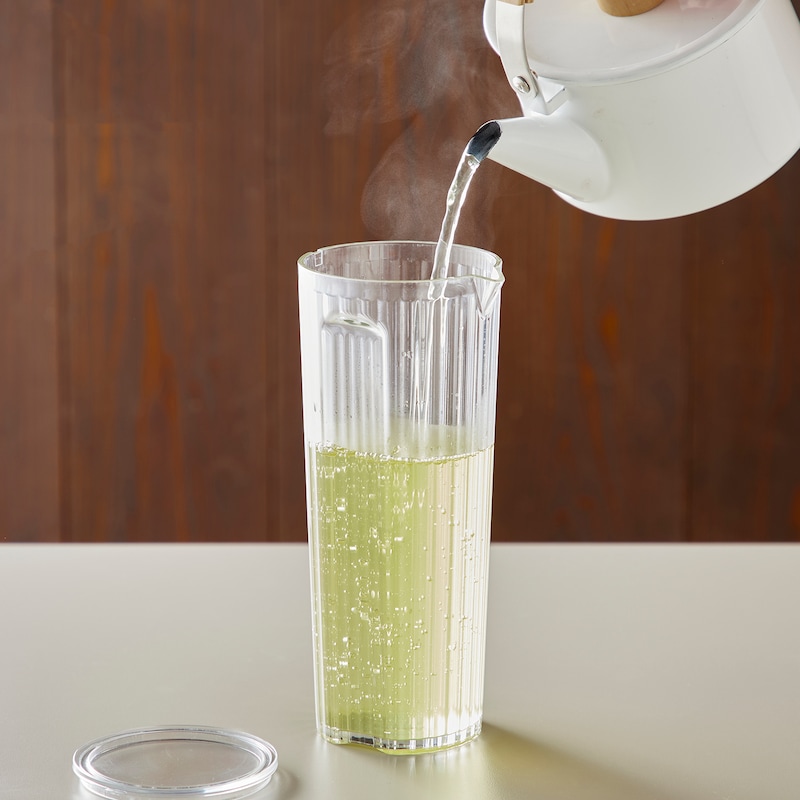 耐熱温度120℃、耐冷温度-20℃なので、ホットもアイスも使用可能