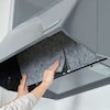 【ベルメゾン】レンジフードフィルター 3枚入×2個組【面倒なレンジフードの取り外し不要 上から貼り付けるだけ】