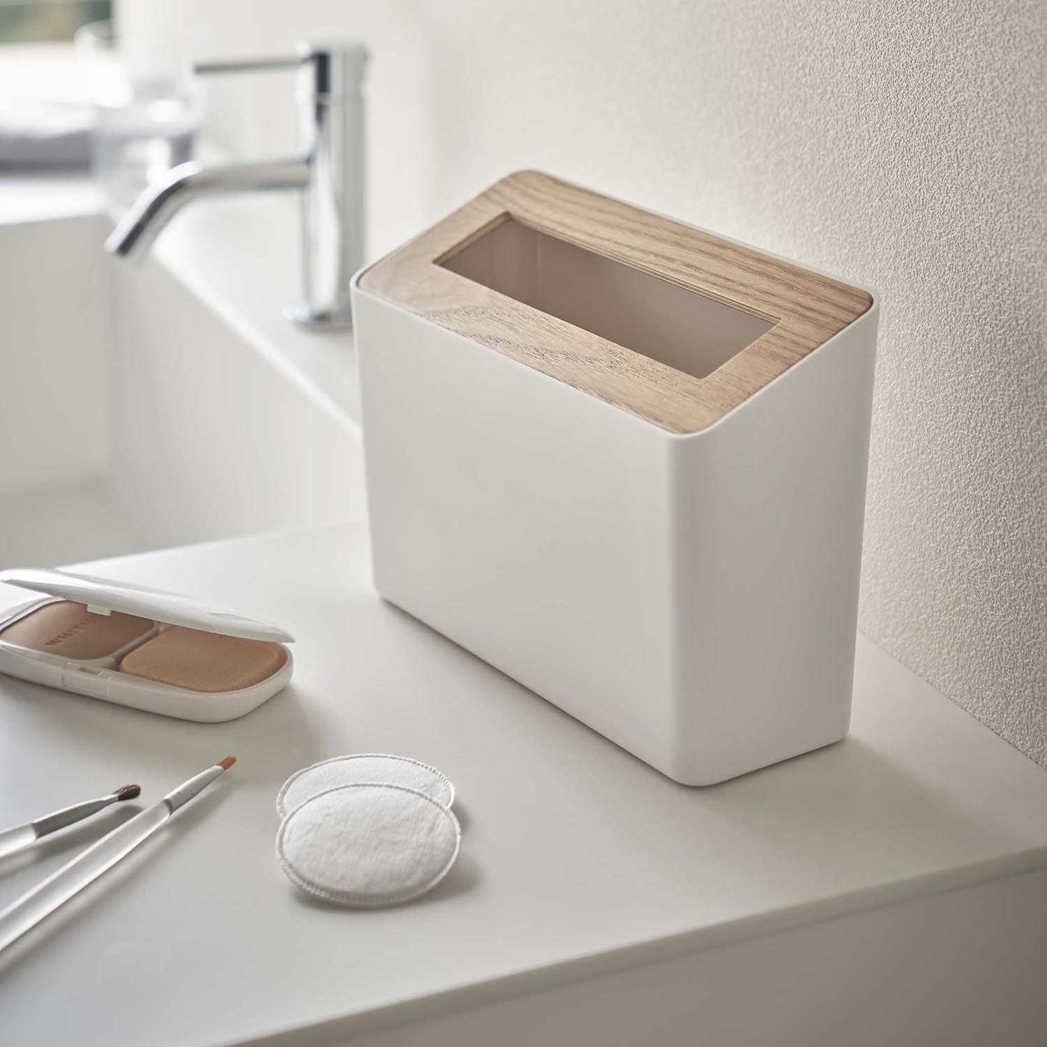 【リン/RIN】蓋付き卓上ゴミ箱