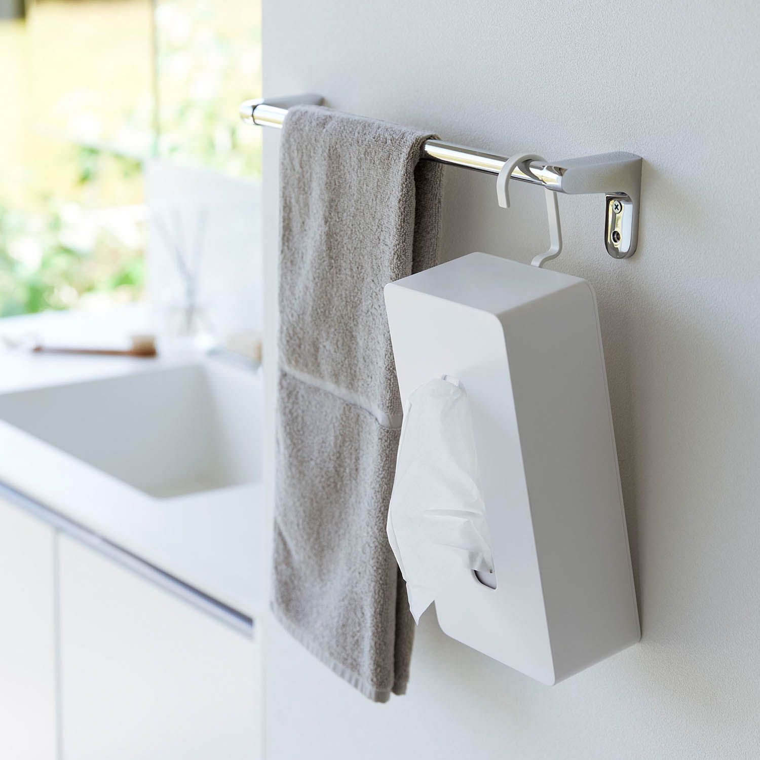 【タワー/tower】引っ掛けティッシュケース