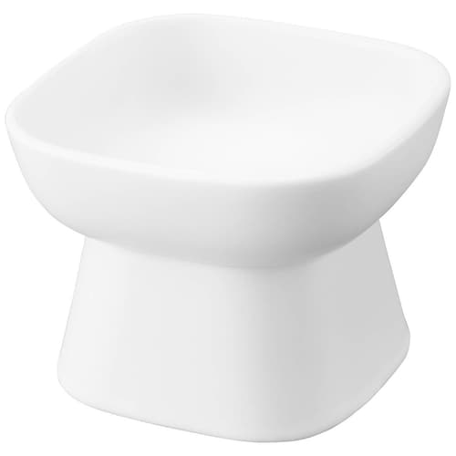 食べやすい高さ陶器ペットフードボウル＜レギュラー／斜めトール＞