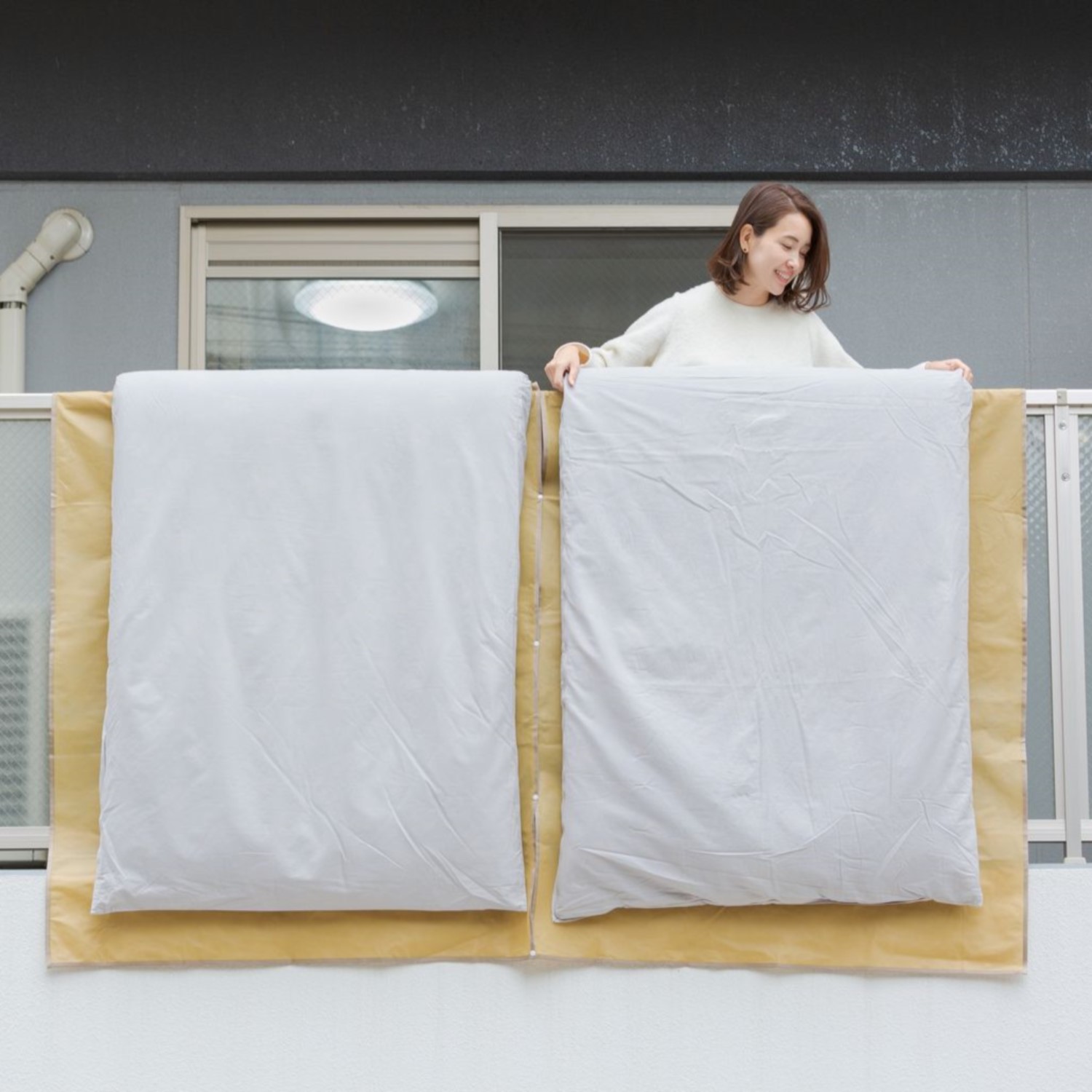 【ベルメゾン】つないで使える! 布団の汚れ防止シート 2枚セット