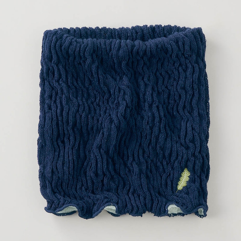 オークの葉っぱ（ネイビー）