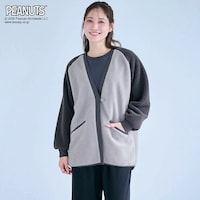 モデル身長168cm／M～L　グレー×チャコール着用