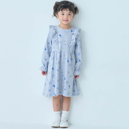 【新柄登場】 フリルワンピース（選べるキャラクター）