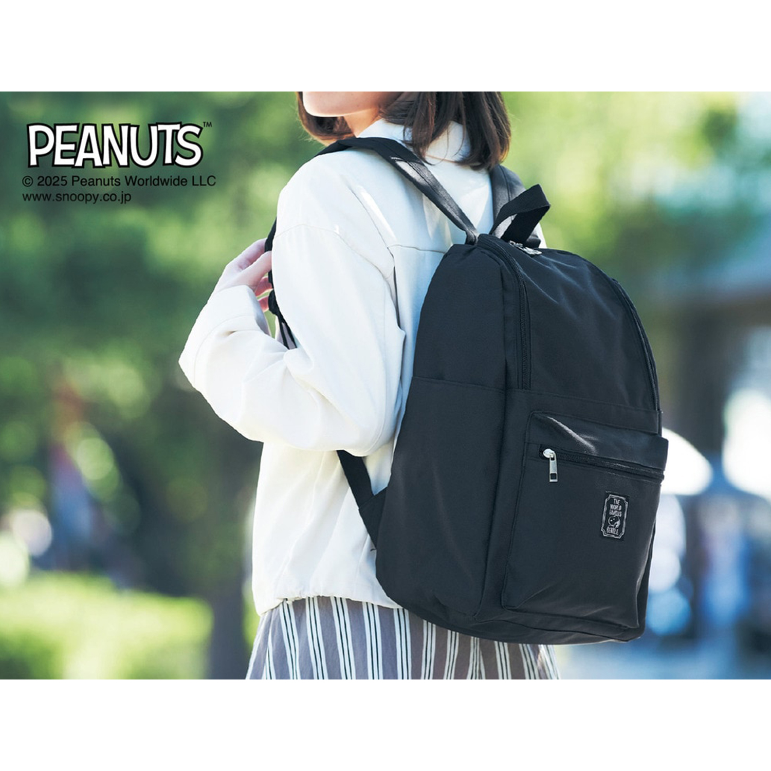 【ピーナッツ/PEANUTS】がばっと開くリュック 「スヌーピー」