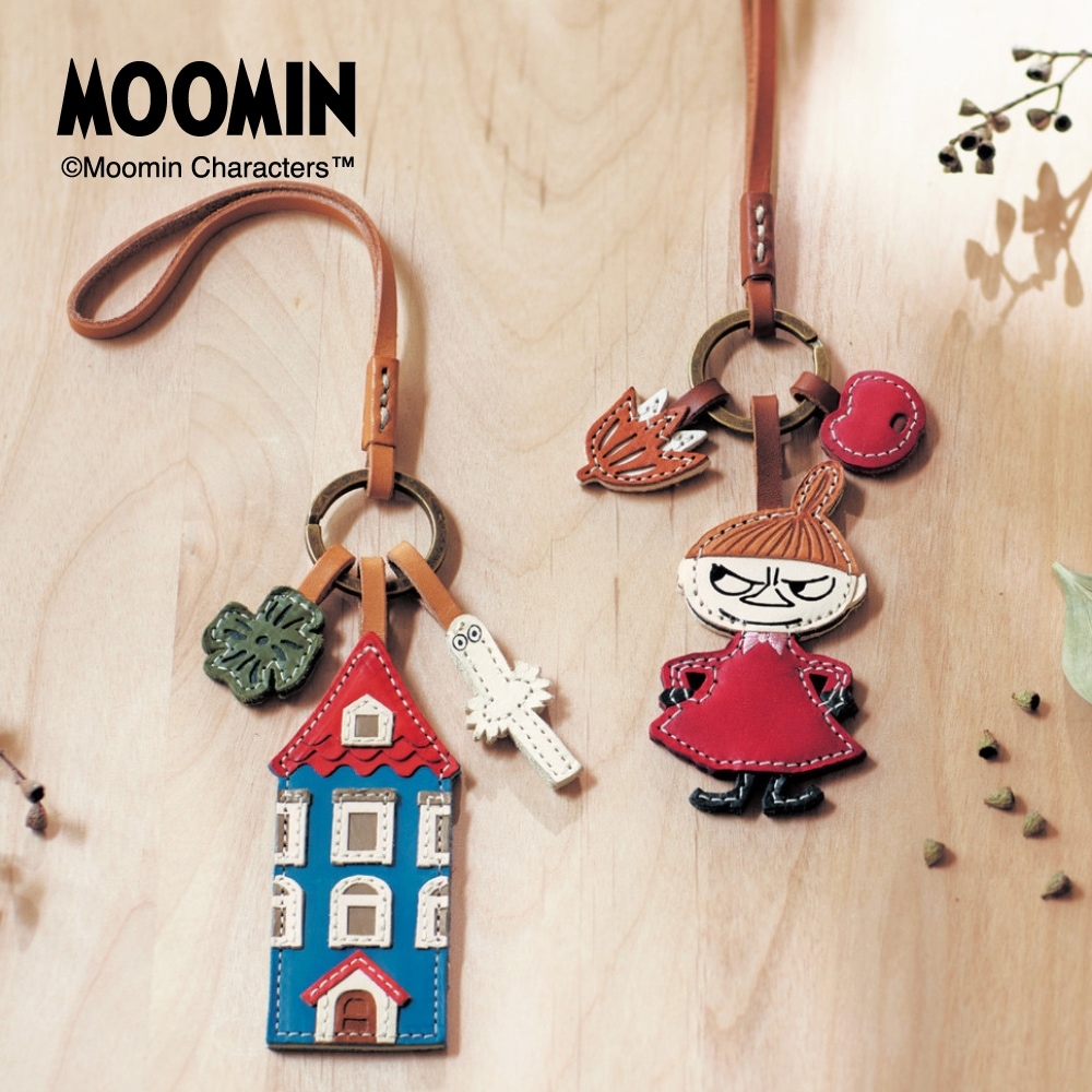 【ムーミン/MOOMIN】genten レザーワクワクチャーム 「ムーミン」