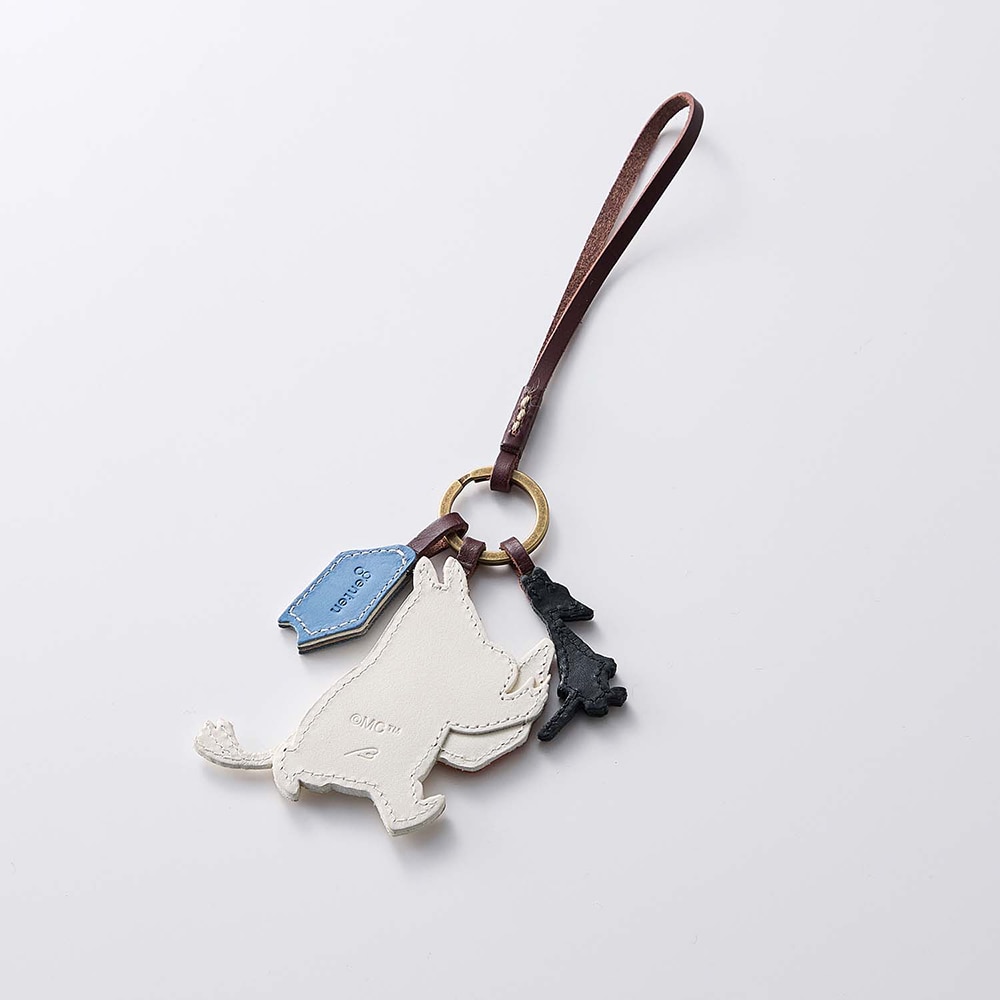 新柄登場】 genten レザーワクワクチャーム 「ムーミン」(ムーミン