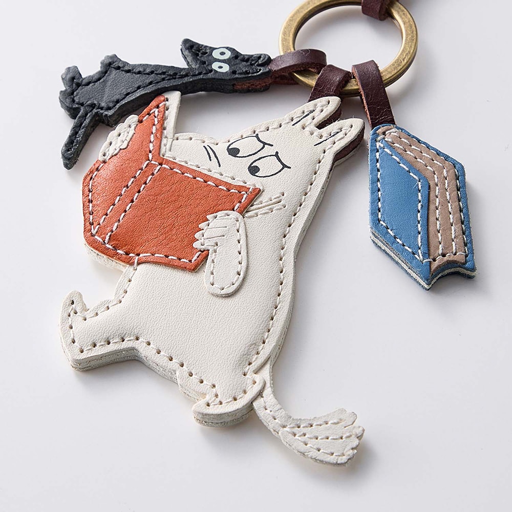 新柄登場】 genten レザーワクワクチャーム 「ムーミン」(ムーミン