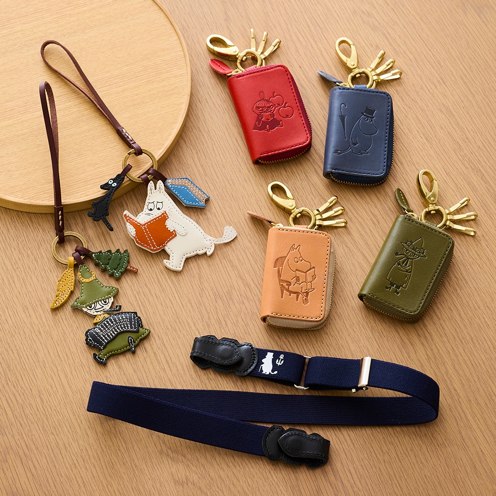 新柄登場】 genten レザーワクワクチャーム 「ムーミン」(ムーミン