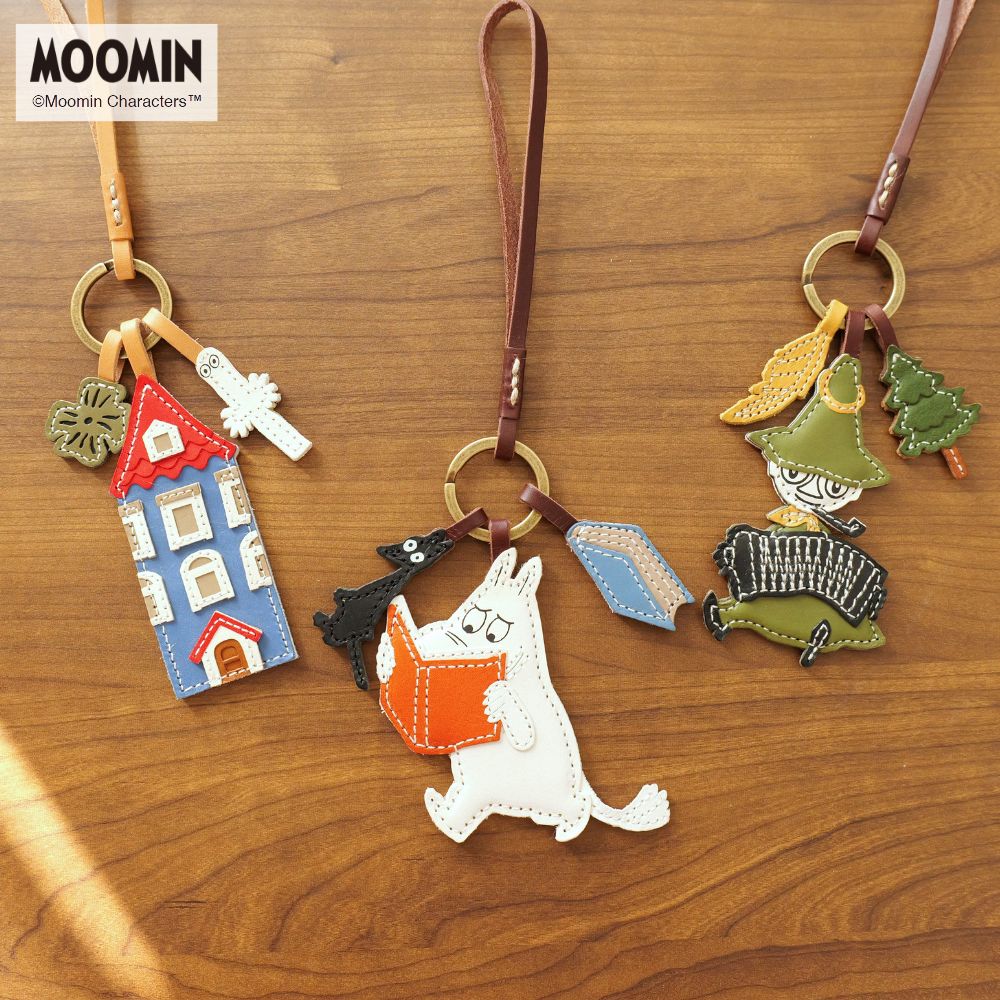 genten レザーワクワクチャーム 「ムーミン」 genten レザーワクワクチャーム 「ムーミン」