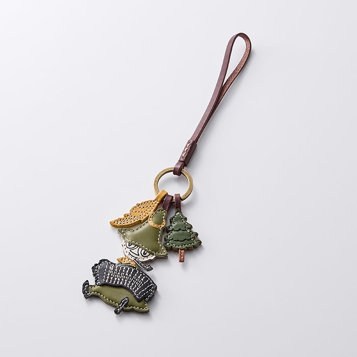 新柄登場】 genten レザーワクワクチャーム 「ムーミン」(ムーミン