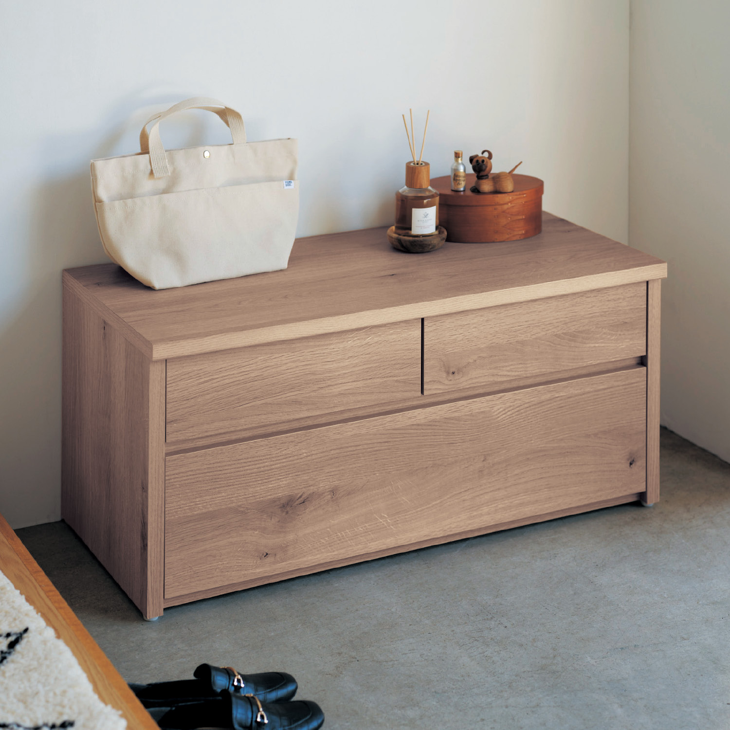 収納ベンチ <ボックス/引出し>(BELLE MAISON DAYS) 収納ベンチ <ボックス/引出し>(BELLE MAISON DAYS)