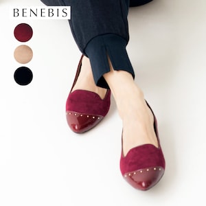 【ベネビス/BENEBIS】美人フラットオペラシューズ