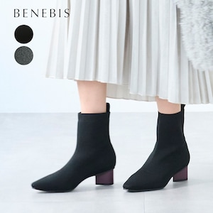 【ベネビス/BENEBIS】さっと脱ぎ履きできるストレッチブーツ