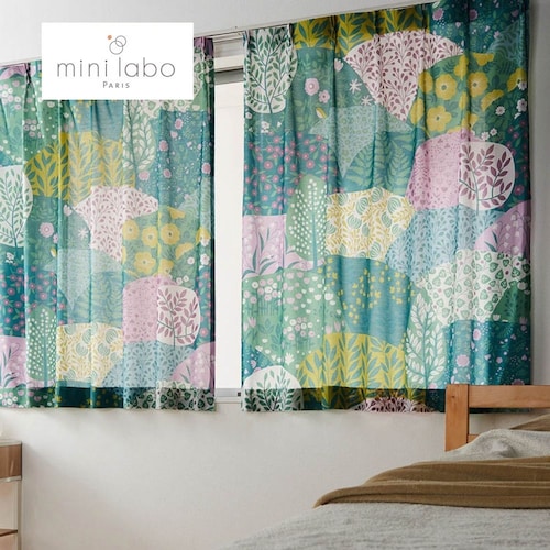 UVカット・遮像・遮熱レースカーテン／丘の上で 「ミニラボ」