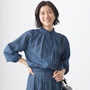 ブルー系千鳥チェック