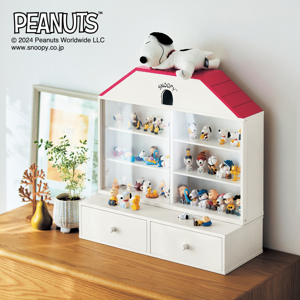 【ピーナッツ/PEANUTS】コレクション収納ラック 「スヌーピー」