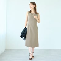 モデル身長160cm／９ＡＲ（色目は「ココア」のカラー画像でご確認ください）