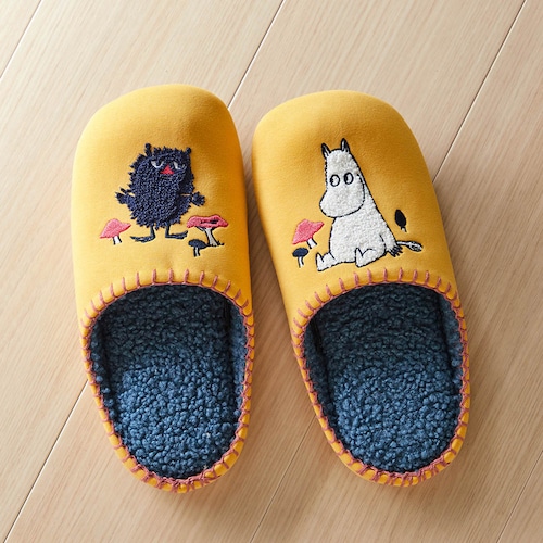 低反発ウレタン入り内側ボアのあったか快適スリッパ 「ムーミン」