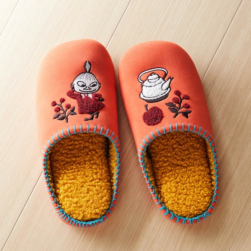 低反発ウレタン入り内側ボアのあったか快適スリッパ 「ムーミン」