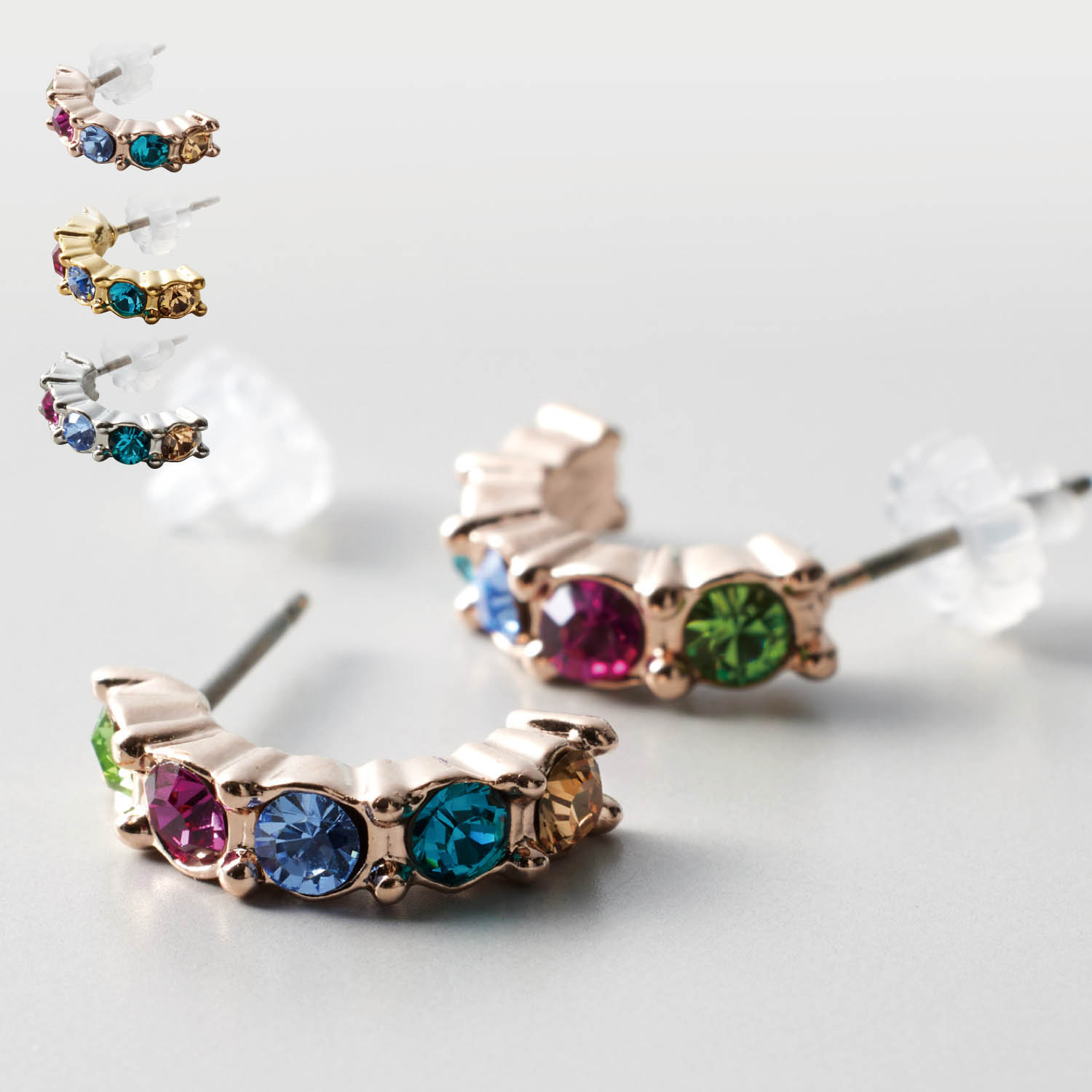 【プライベートレーベル/PRIVATE LABEL】パヴェピアス[日本製]