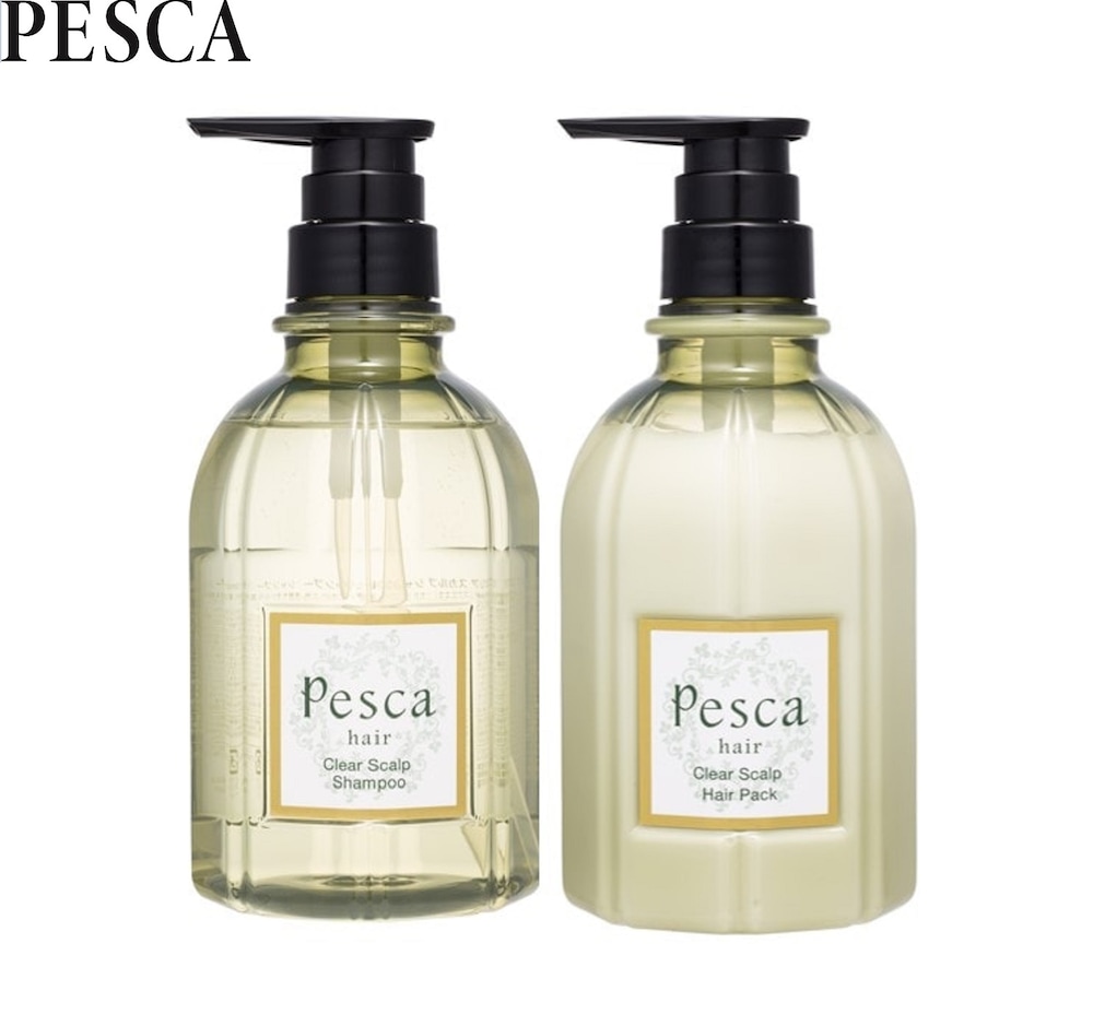 【ペスカ】【3月26日までお得】 クリアスカルプシャンプー & ヘアパックセット