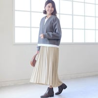 モデル身長168cm／M・総丈85cm ※写真は撮影用のため総丈＋6cmになります。