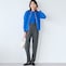 モデル身長170cm／M・股下68cm ※写真は撮影用のため股下+7cmになります。
