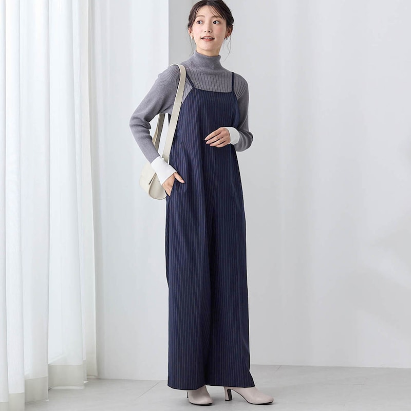 モデル身長170cm／M ※写真は撮影用のため股下+6cmになります。
