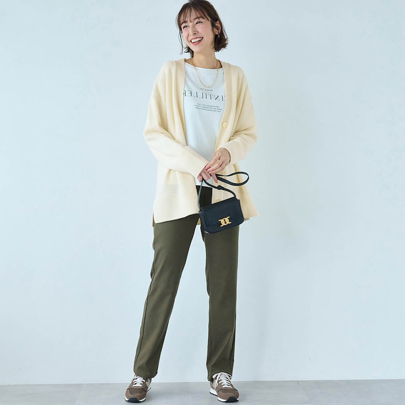 モデル身長169cm／M ＜アイボリー＞