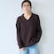 モデル身長168cm／M ＜ブラウン＞