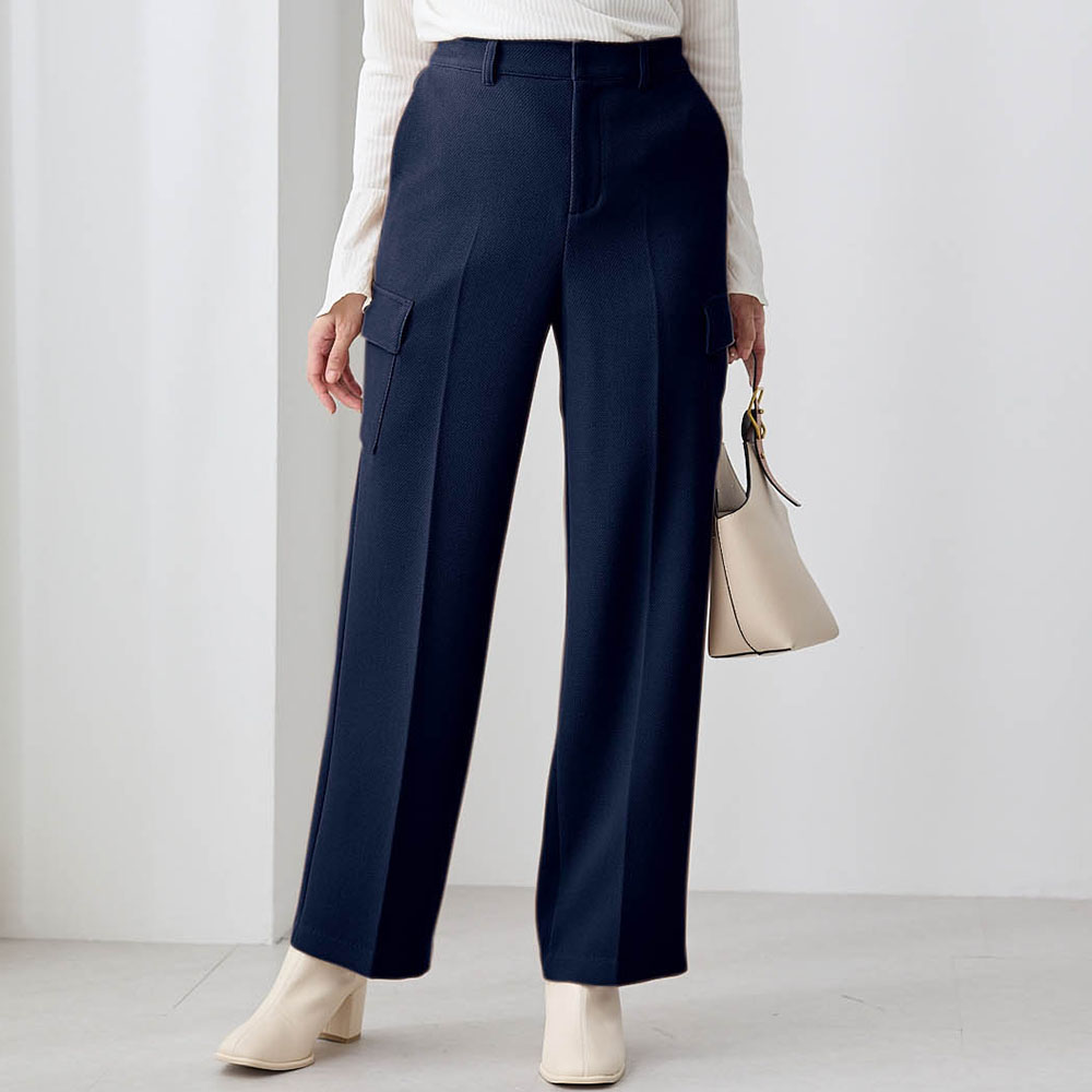 【エスエヌ バイ スタイルノート/SN by StyleNote】大人カーゴパンツ【センタープレスが続く】