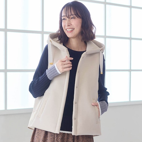 異素材使い中わたベスト