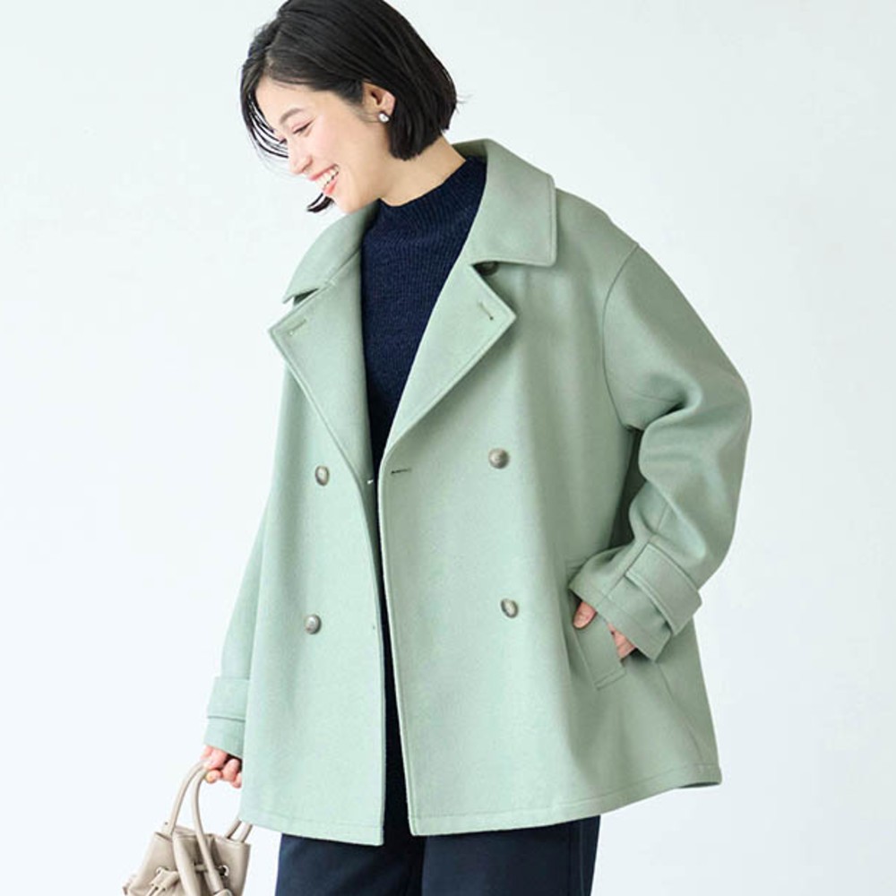 【エスエヌ バイ スタイルノート/SN by StyleNote】2WAYカラーPコート