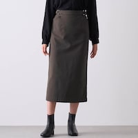 モデル身長167cm／M・総丈75cm ※写真は撮影用のため総丈+6cmになります。