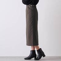 モデル身長167cm／M・総丈75cm ※写真は撮影用のため総丈+6cmになります。