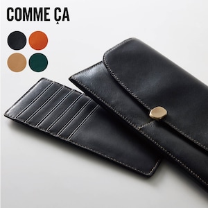 【コムサ/COMME CA】スリムなのにしっかり収納できる本革長財布