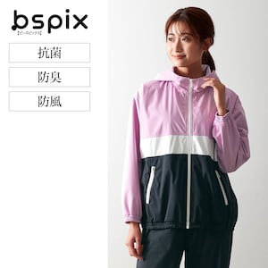 【ビースピックス/bspix】カラーブロックサウナジャケット