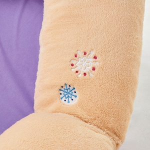 刺繍アップ（本体／雪の結晶）