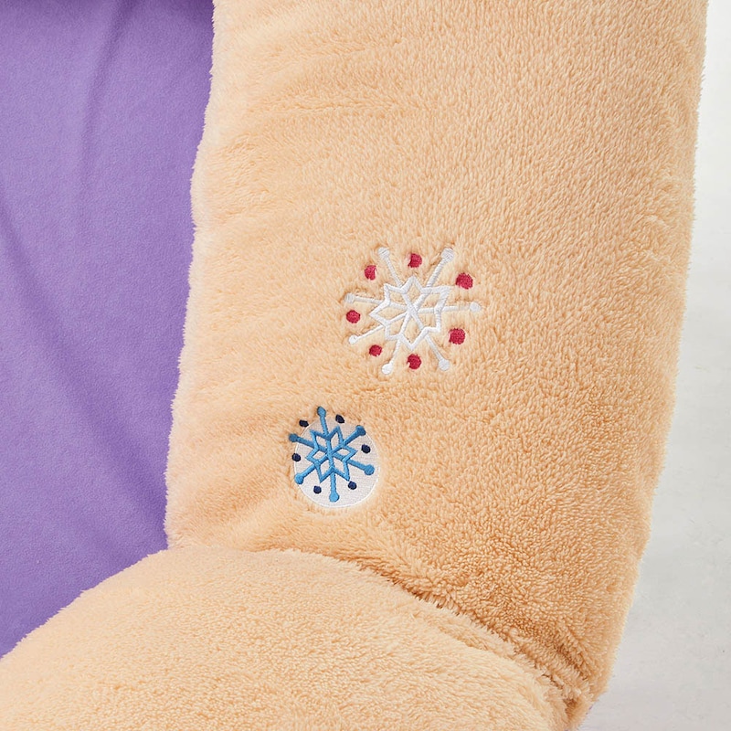 刺繍アップ（本体／雪の結晶）