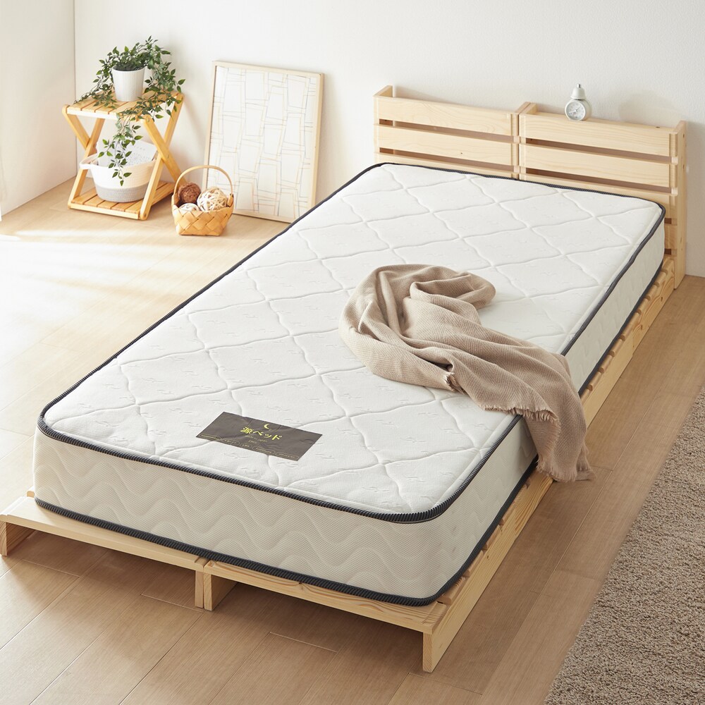 マットレスは処分が大変...そんなお声から、処分時はお部屋で簡単に分解できるマットレスが誕生しました簡単ステップで各パーツ毎に分解できますスプリングは日本製の良質な日本製のスプリングコイル反発力、耐久