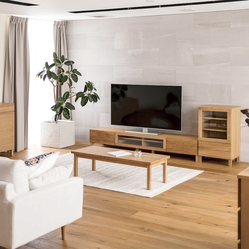 シリーズのテレビ台は別ページで販売