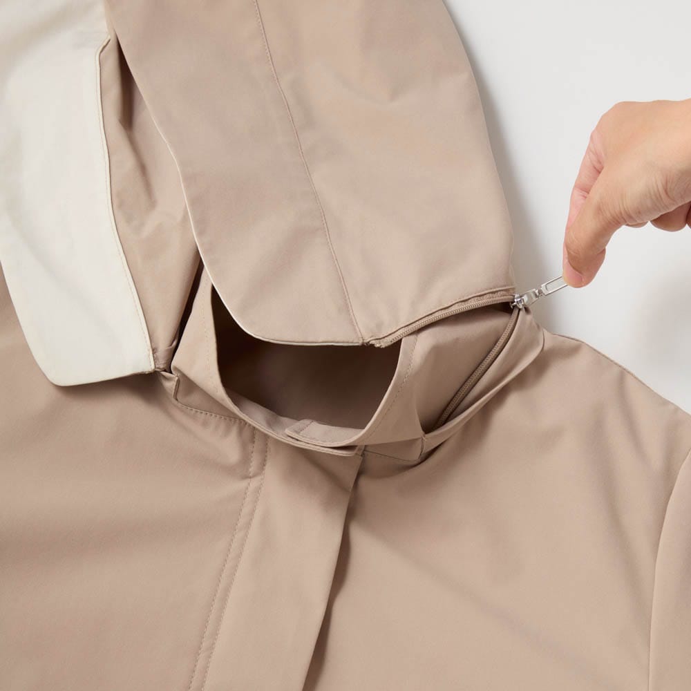 配色フードジャケット｜通販のベルメゾンネット