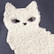 可愛らしいサガラ刺繍のねこが心をくすぐる