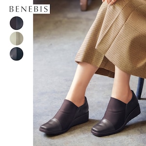 【ベネビス/BENEBIS】本革コンビストレッチスリッポン[日本製]