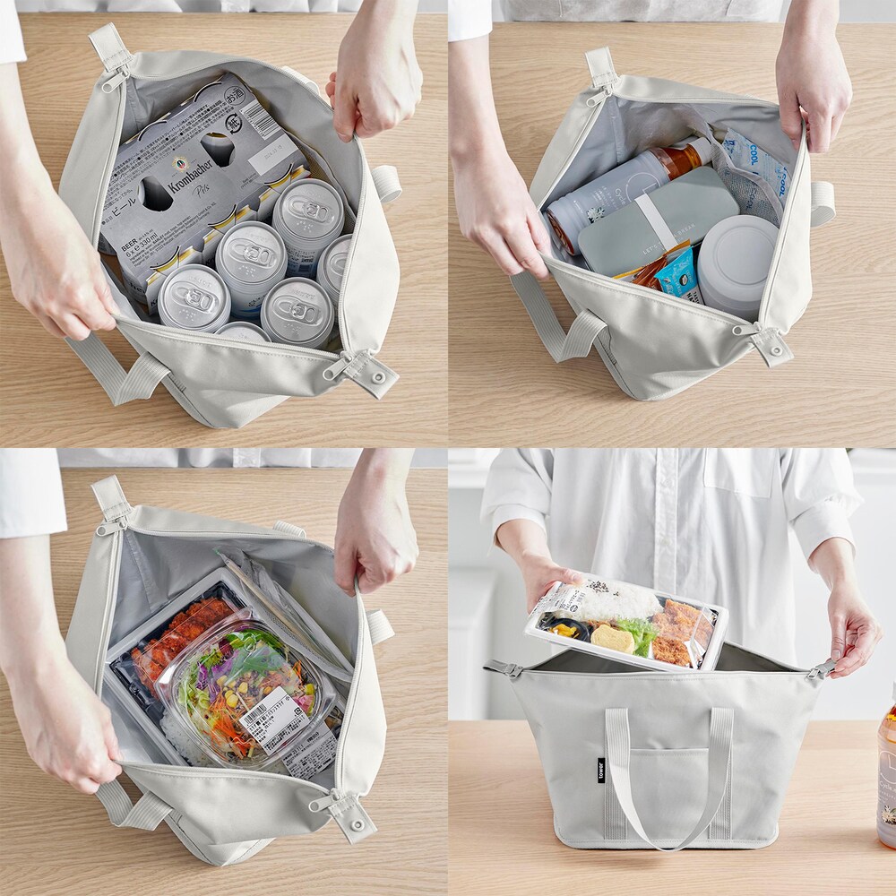 開口部とマチが広いのでたっぷり収納できます
