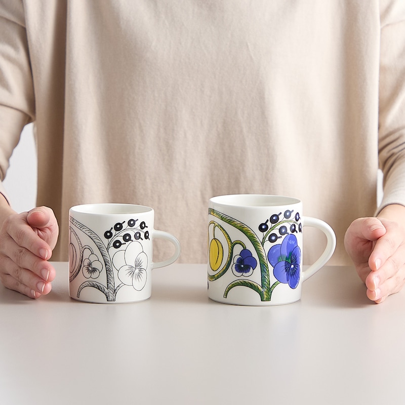 左：マグ0.24L、右：マグ0.35L　※画像は大きさの参考用です