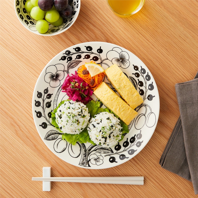 朝食のワンプレートにも使いやすい「プレート26cm」